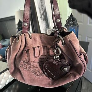 Vintage Y2K Authentic Velour Mauve Juicy Couture Bag